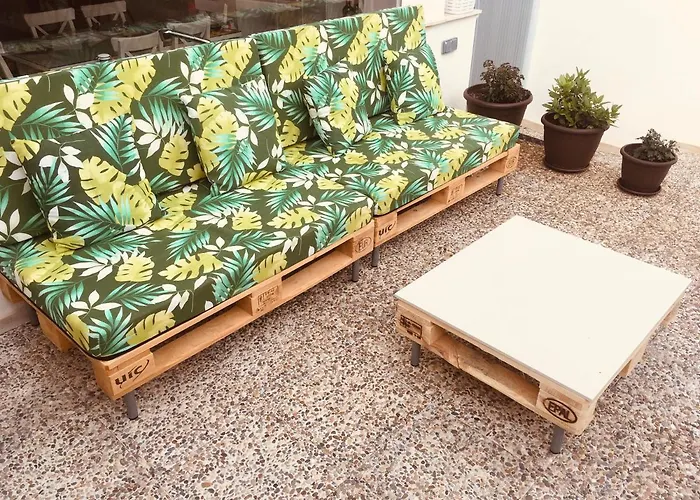 公寓 Acogedora Casa Con Patio En *